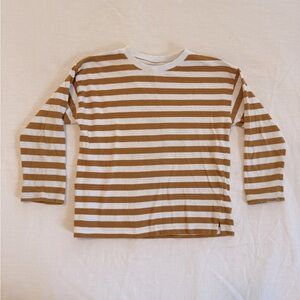 Zara- striped long sleeve tee